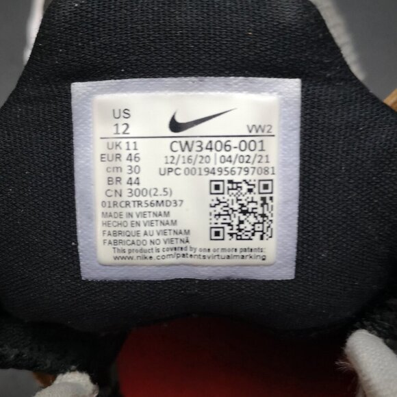 Nike Renew Men's Size 12 Black Grey Seafoam Colored Basketball Sneakers - Picture 2 of 9